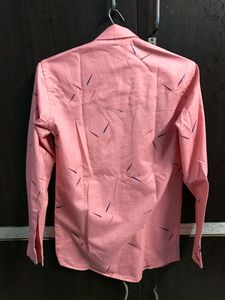 Printed Lite Pink Shirt Like New