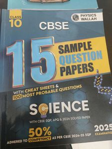 CLASS 10 Science BUNDLE- PW,Kriti,Exemplar,Educart