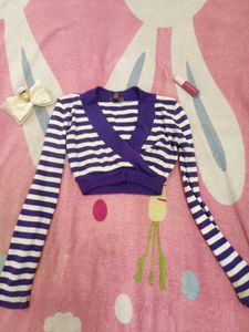 Striped Long Sleeve Sweater
