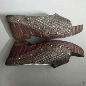 Embellished Copper Wedges