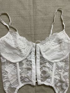 White Lace Corset