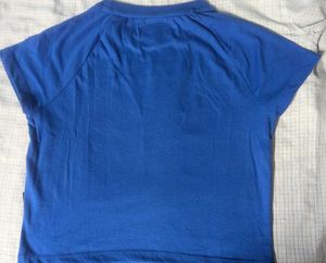 Roadster Lifestyle Co. Typography Crop Tshirt