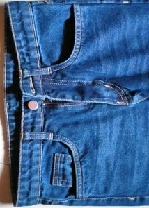 Dark Blue Straight Fit Jeans