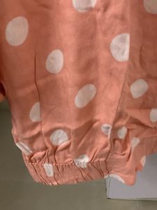 Mango Polka Dot Top