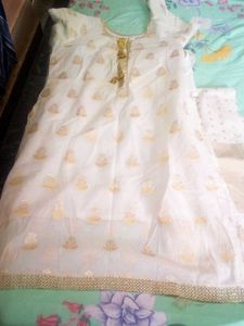 Pure Chanderi Kurta,Inner,Dupatta Set