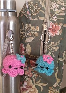 🧶🐙 Octopus Keychain