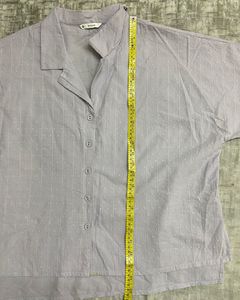 Unisex Boxy Cotton Shirt