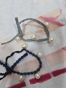 Pearl Hair Tie Set