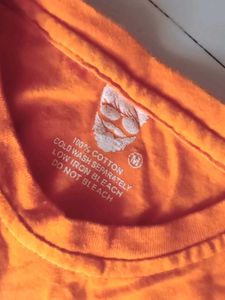 Cool Orange T-shirt for girl and boy 10-12 years