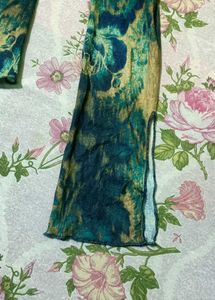 Y2k FLORAL PRINT LONG SLEEVE TOP