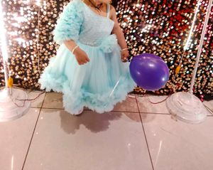 Baby Blue Tulle Dress