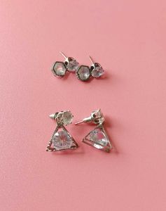 Elegant Teardrop Earrings Set Of 3