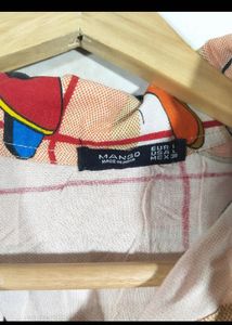 Mango Mickey Print Shirt