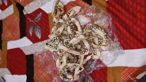 23 Feet Long Lais Golden Color