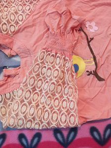 Cute Bird Applique Baby Top