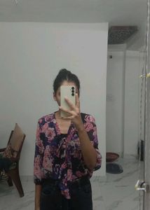 Floral Sheer Blouse