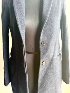 Elegant &amp; Timeless Navy blue Woolen Coat