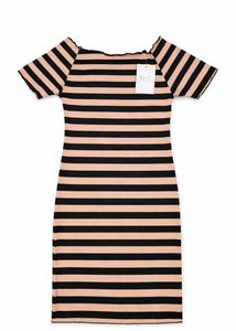 Striped Bodycon Mini Dress