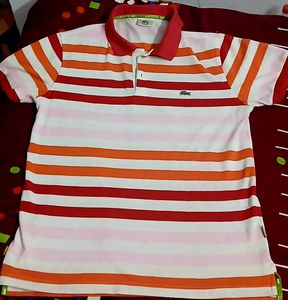 Lacoste Striped Polo Shirt