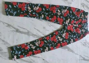 Flower Print Pants