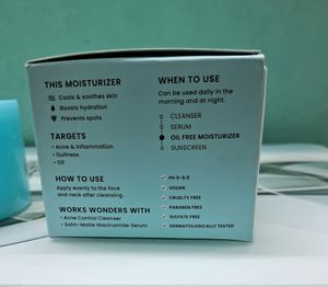 Foxtale Aquamarine Oil Free Moisturizer