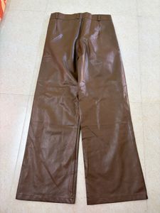 Brown fall  Leather Pants ( brand new) 🤎