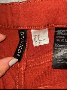 H&amp;M Brand New Rust Shorts