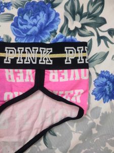 Pink By Victoria Secret Band Logo Brief Panty