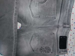 Stylish Grey Denim Jeans