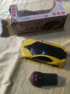Yellow Ferrari R/C Car