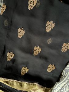 Black Party Wear Saree