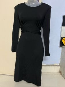 Pintrest Black Long Sleeve Dress