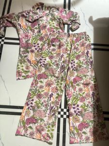 Floral Print Kurta Set