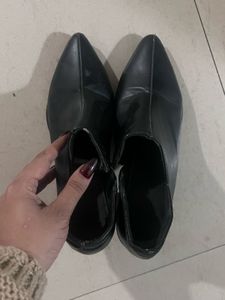 Black Heeled Ankle Boots