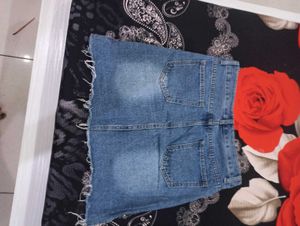 Denim Mini Skirt