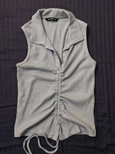 Cute Ribbed Tank Top
