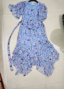 AND Floral Evenings Flowy  Midi