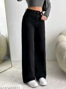 Black Wide Leg Jeans