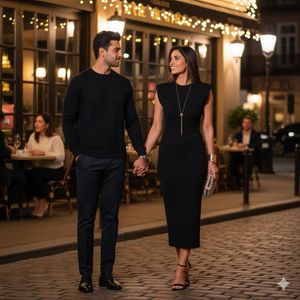 ✨👗 Effortless Chic Black Maxi-Your New GTD!🤩🛍