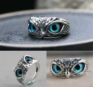 Evil Eye Owl Ring Man &amp; women