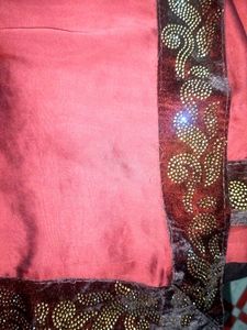 Elegant Maroon saree with Blouse