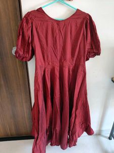 Elegant Maroon Dress
