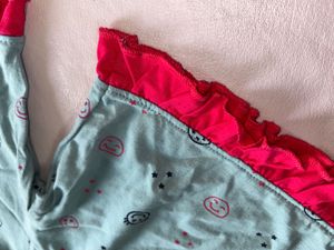 Combo :Girls&#39; Patterned Ruffle Shorts Bundle