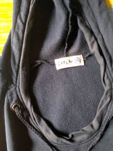 Hooded T-Shirt Dress with Print