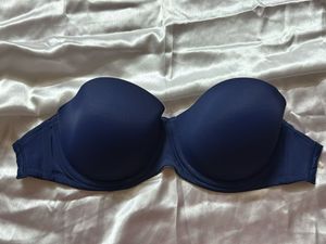 Navy Blue Strapless Bra