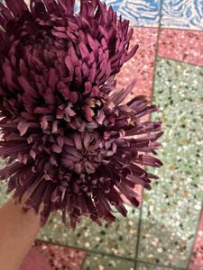 Set of 2 Purple Artificial Flower