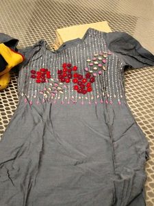 Combo Of 2 Kurtas With Beautiful Embroidery