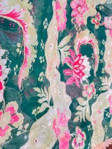 Floral Print saree