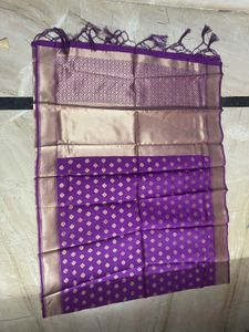 Unstitched South Indian Style Half Saree -Hip Belt