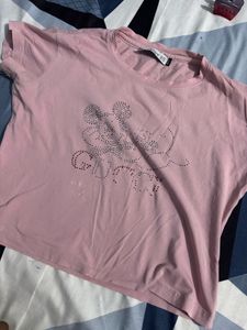 Cute Pink Graphic Tee